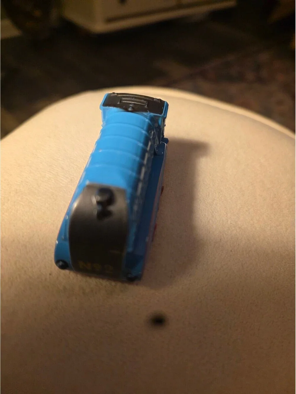 Vintage Blue Metal Toy Train Locomotive Model N92